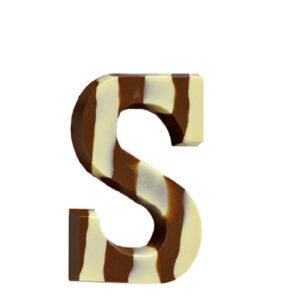 zebra chocoladeletter 150 gram
