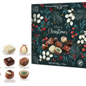 overheerlijke kerst bonbons in geschenkdoosje