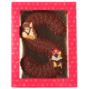 XXL chocoladeletters in doosje
